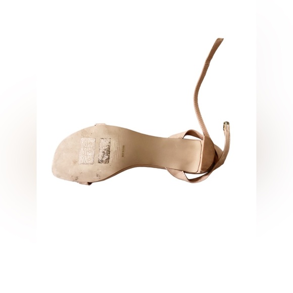 Lulus minimalist Everleigh Light Nude Patent Ankle Strap High Heel Sandals - Picture 4 of 5